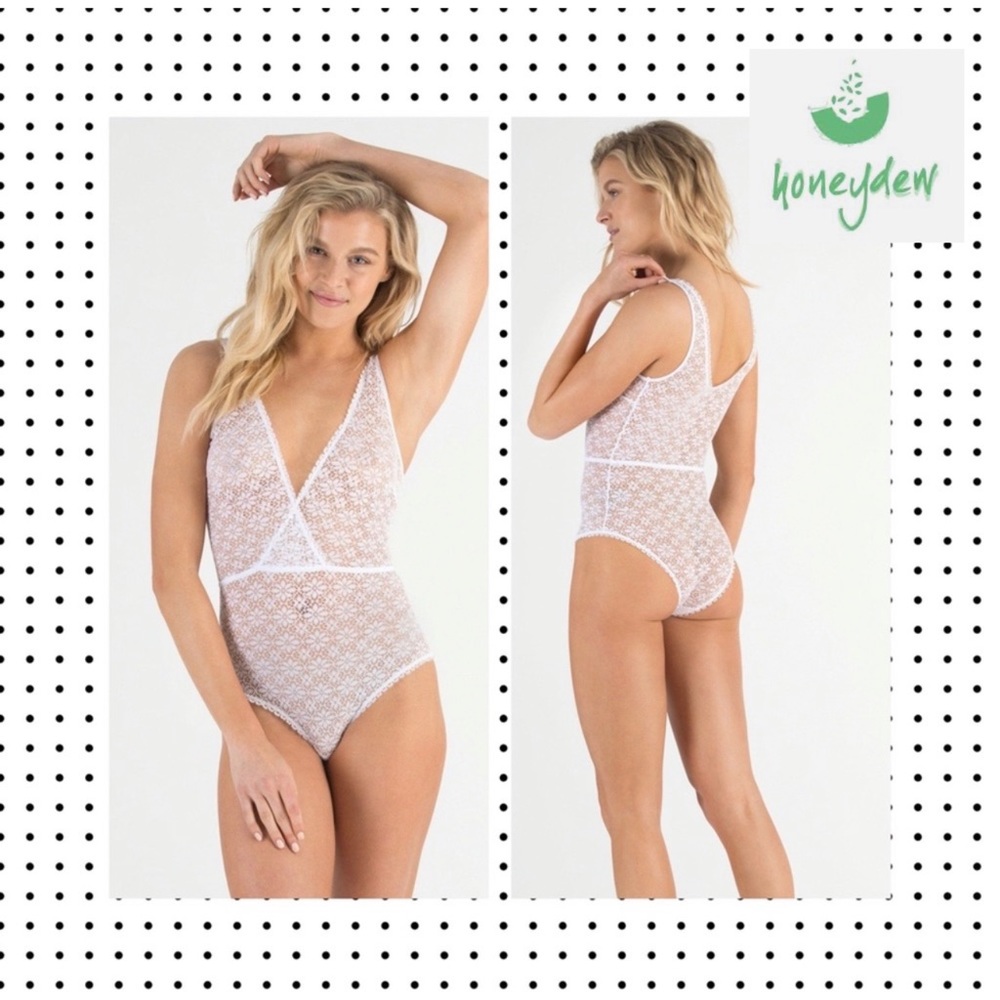 NWT Honeydew Intimates - Samantha Lace Bodysuit M